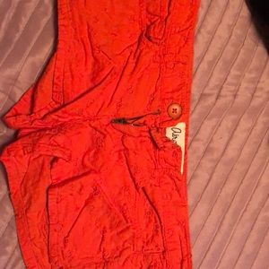 Orange Aeropostale shorts